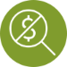 icon-green no fees symbol