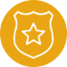 yellow gold icon-gold badge symbol