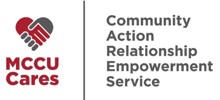 MCCU Cares Logo